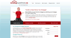 Desktop Screenshot of lendingsuperstore.ca